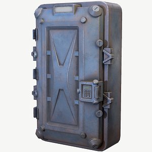 3D metal door - ready