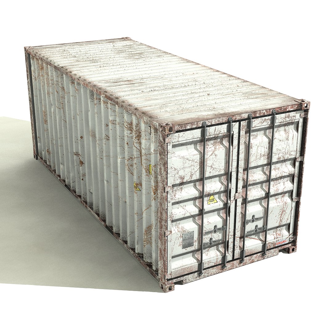 c4d ruined container 20 ft