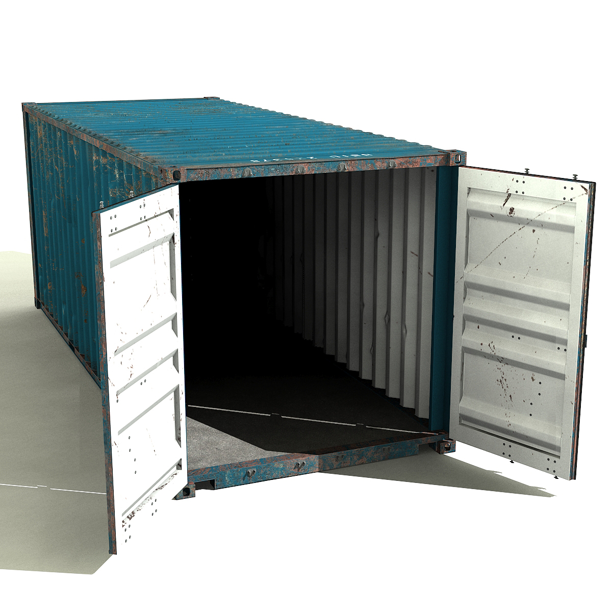 c4d ruined container 20 ft