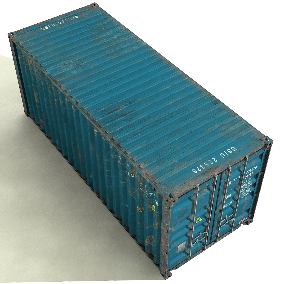 c4d ruined container 20 ft