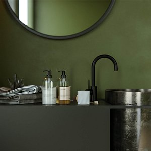 modern bathroom scene 3D model
