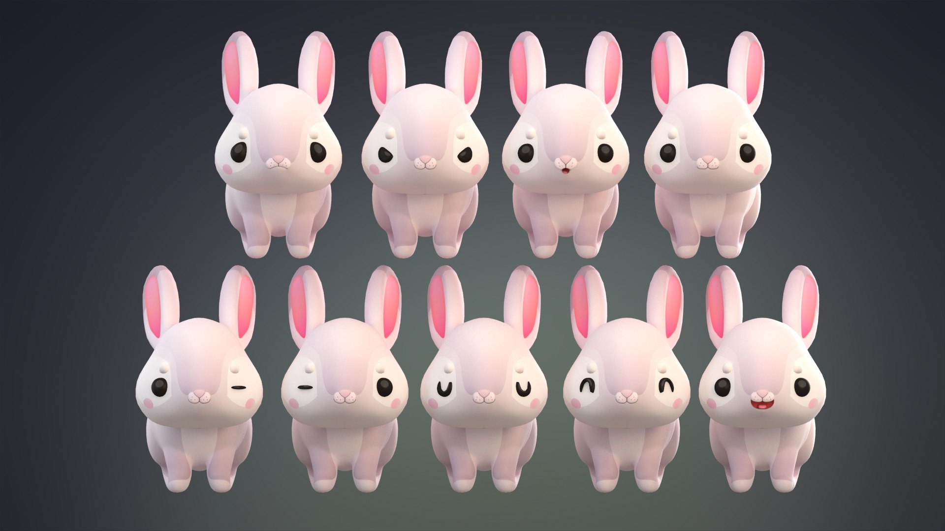 cute cartoon bunny 2 3D model https://p.turbosquid.com/ts-thumb/xs/FBkDn0/BfD5QdtD/cartoon_bunny_morphs_/jpg/1564215146/1920x1080/fit_q87/04ed1ce1df390b6e60f1aa406bac2d043558687b/cartoon_bunny_morphs_.jpg