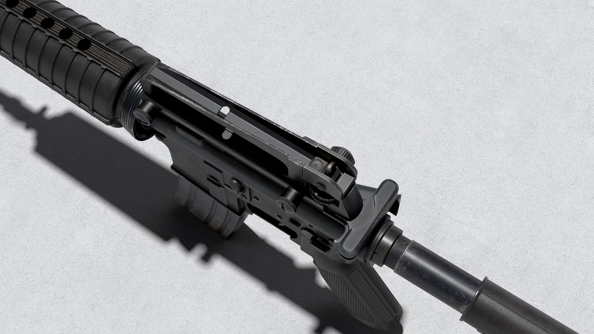 3D m4 rifle m4a1 model https://p.turbosquid.com/ts-thumb/xs/Hagp6I/lQ/m4a1lowpoly3dmodel3dmodel986ccd3ae2/jpg/1672748556/1920x1080/fit_q87/73b0b69e39e5b93a27dcfb3262c9487a03d2d88f/m4a1lowpoly3dmodel3dmodel986ccd3ae2.jpg