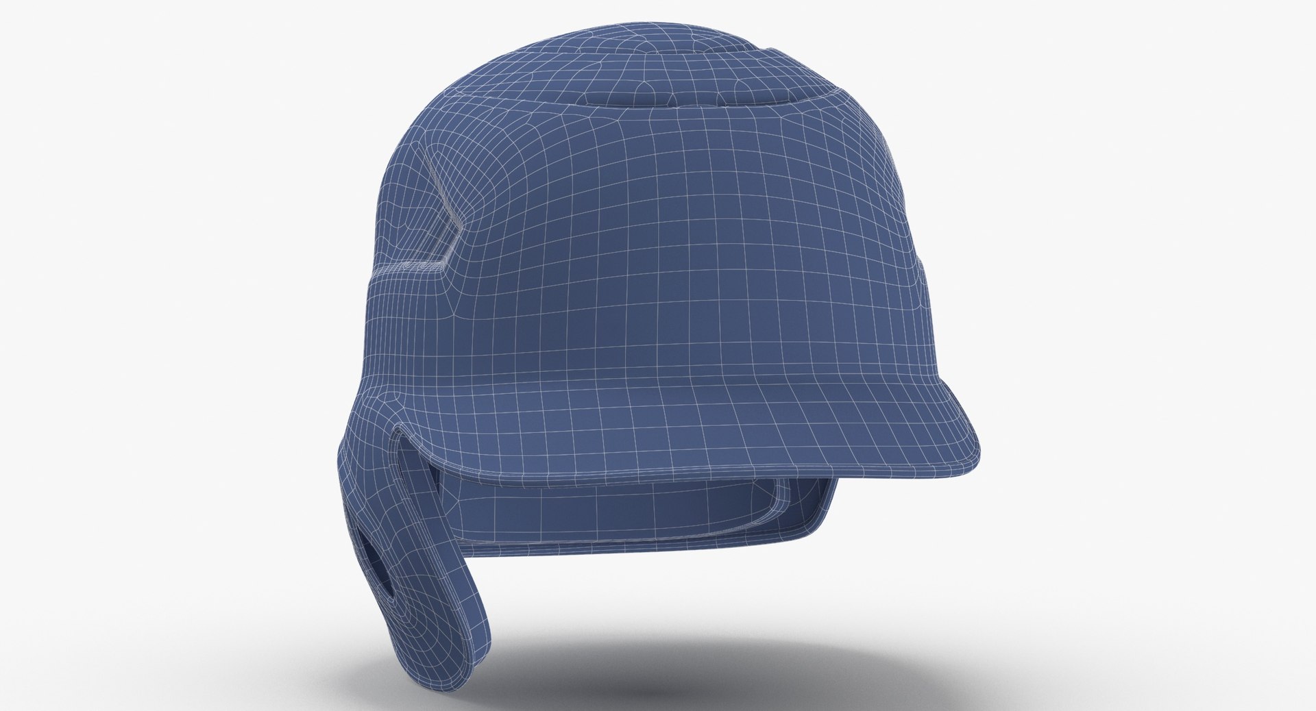 3D baseball helmet c flap model - TurboSquid 1620396