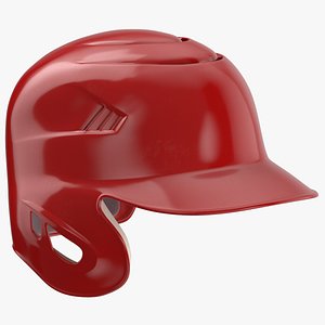 Baseball Helmet Ear flap Red