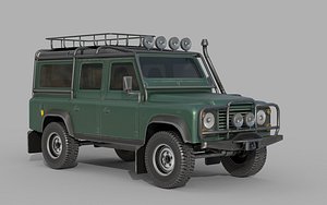 Land Rover Defender d110 3D model