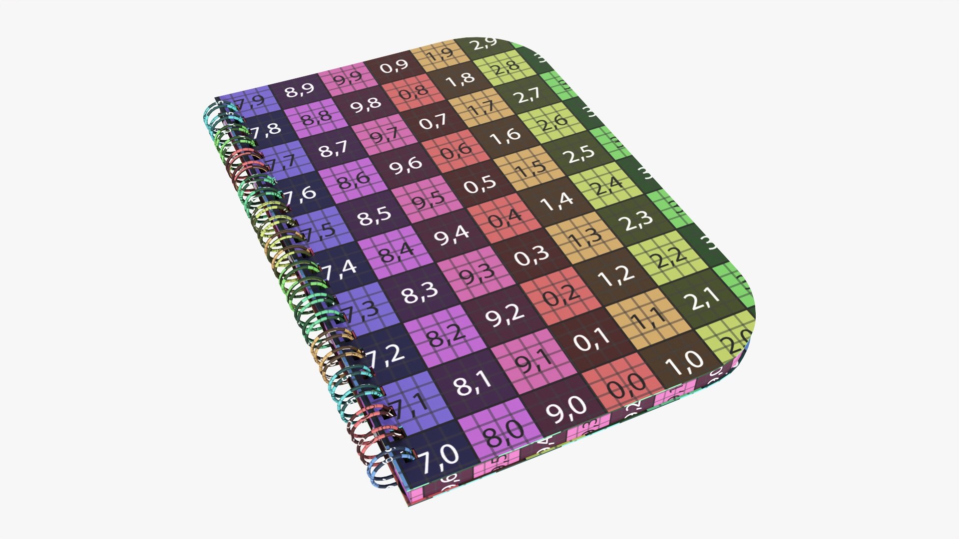 3D Model Notebook With Spiral 05 - TurboSquid 1716112
