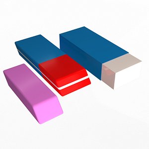 3D model Erasers