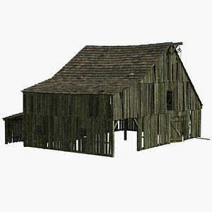 old barn 3d model