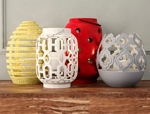 ceramic lanterns model