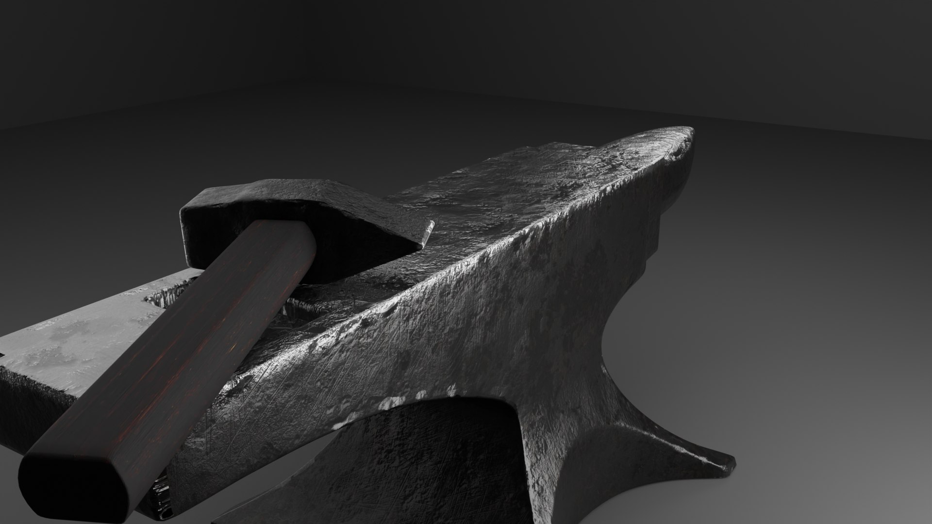 Blacksmith anvil with hammer in low-poly 3D model https://p.turbosquid.com/ts-thumb/xs/gc2C5G/Tp/7/png/1619346094/1920x1080/fit_q87/72de2619f68672ee66b04652674df41626dbc199/7.jpg