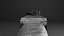 Enclume de forgeron avec marteau en low-poly