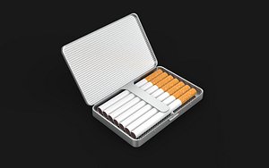 Cigarette Pack Holder Low-poly