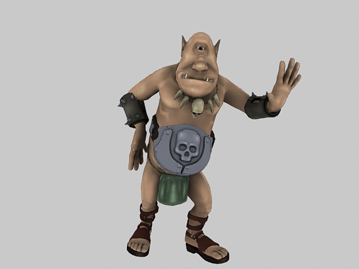 3d Character Unity Monster Model