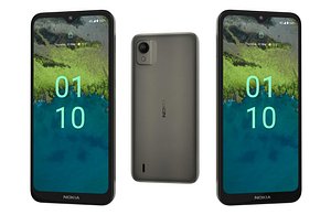3D Nokia C110 Low Poly model