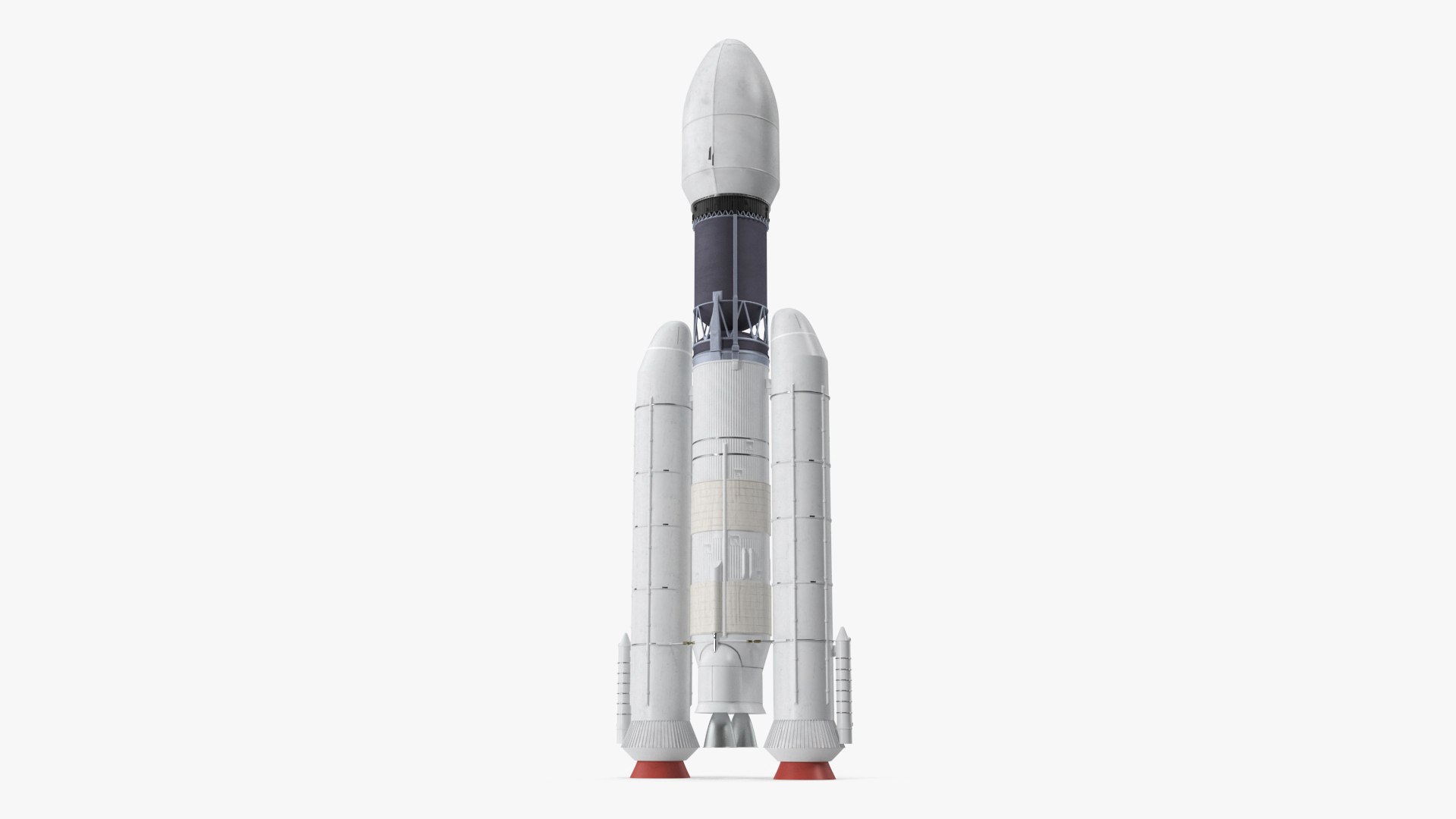 Space Research Rocket 3D model preview