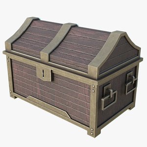 Treasure chest 3D model