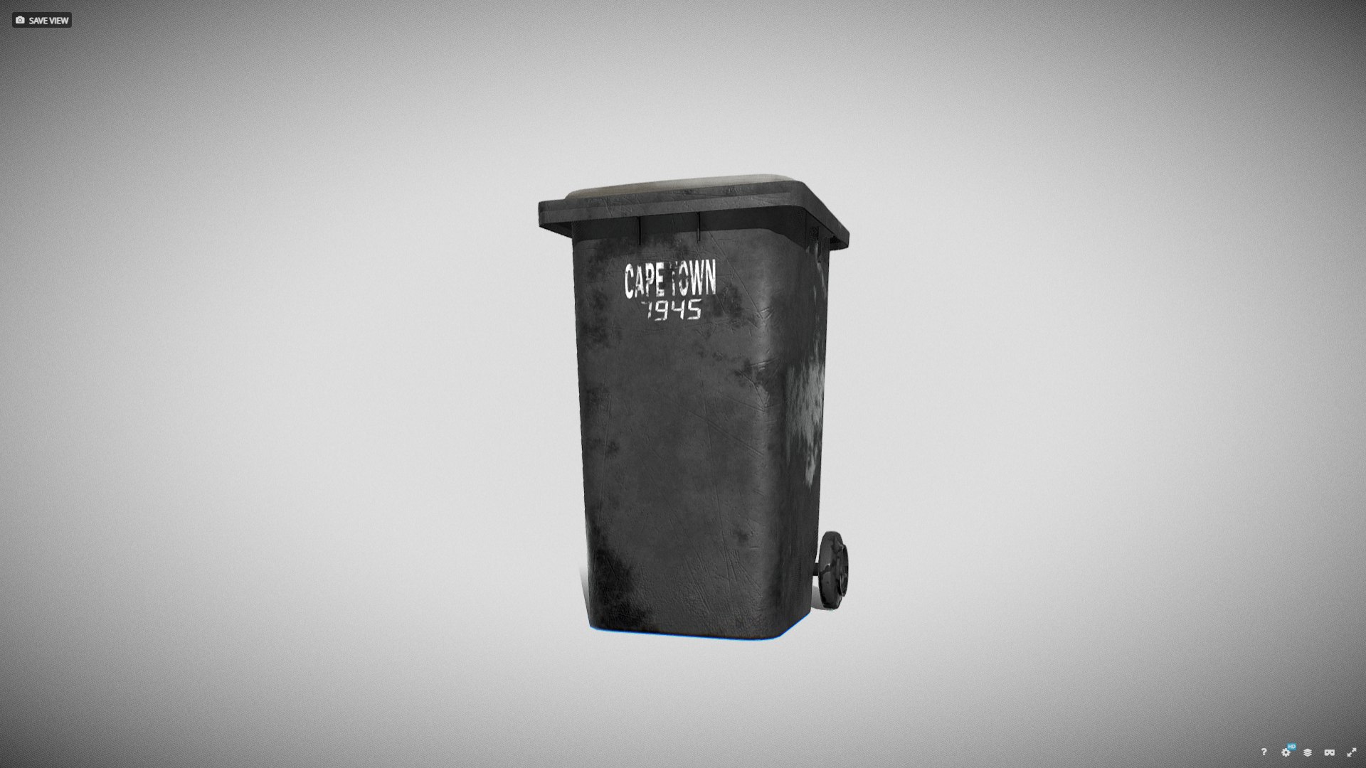 Wheelie Bin Gameready 3D Model - TurboSquid 2241890