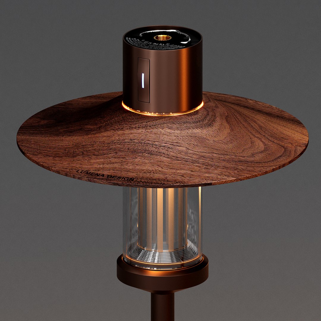 3D Lumena M3 Table Lamp - TurboSquid 2185718