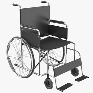 Wheel Chair 01 3D Model