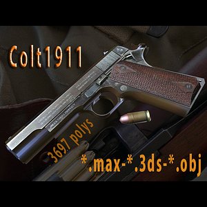 LOW POLY COLT 1911