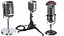 Three Retro Microphones