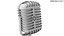 Three Retro Microphones