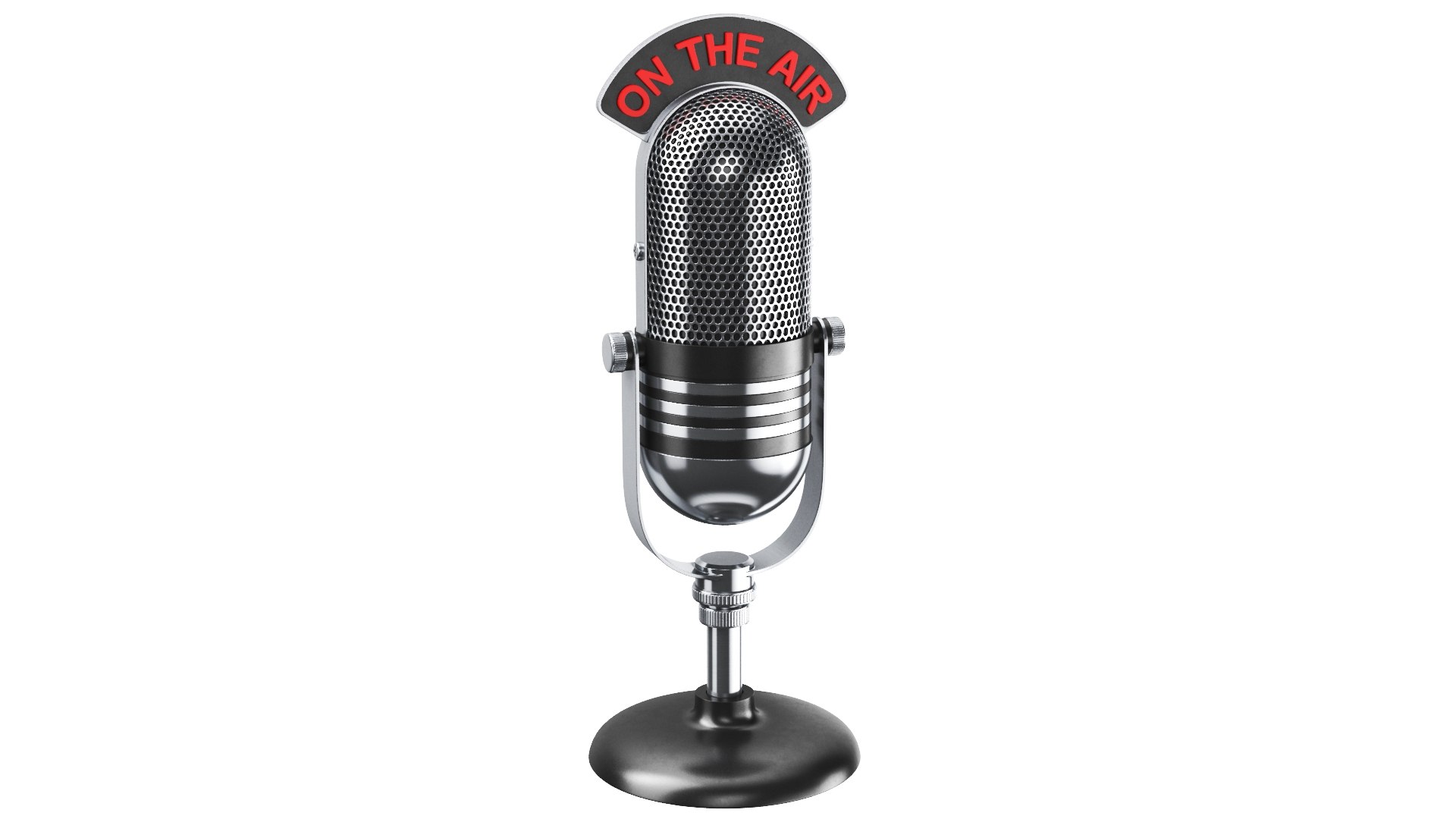 3D Three Retro Microphones https://p.turbosquid.com/ts-thumb/xt/AVs9fK/kI/onair1/jpg/1660032497/1920x1080/fit_q87/8befefb8f85e353fcdcf7cb2c2e949c76404caf2/onair1.jpg