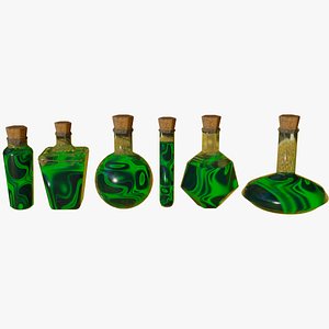 pack potions 3D model
