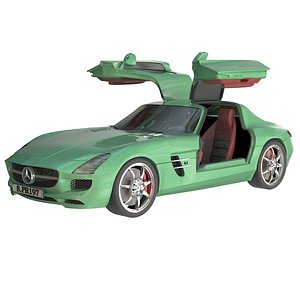 3D model mercedes benz sls