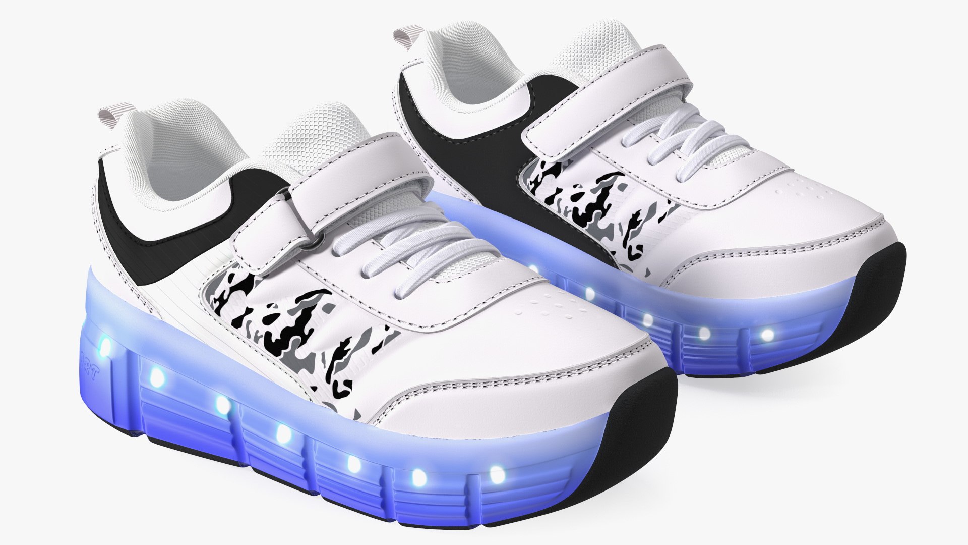 Shoes Light White 3D model preview
