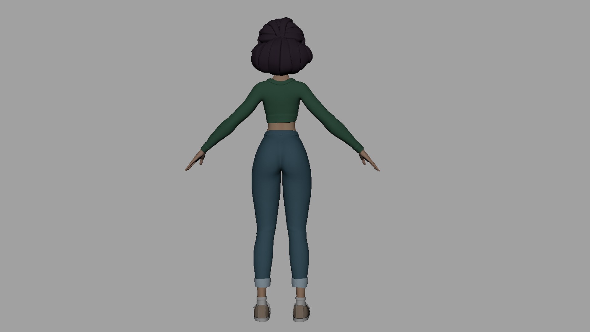 3D Cartoon Girl Character Maya Rig - TurboSquid 2196063