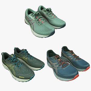 Asics shoes 3d online model