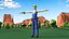 Collection de personnages low poly truqués 2