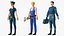 Collection de personnages low poly truqués 2