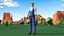 Collection de personnages low poly truqués 2