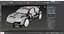 SKODA FABIA Rally2 EVO Kajetanowicz Kajetan Szczepaniak Maciej Drivers 3D model