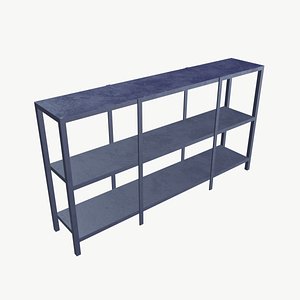Industrial Shelf Unit 3D
