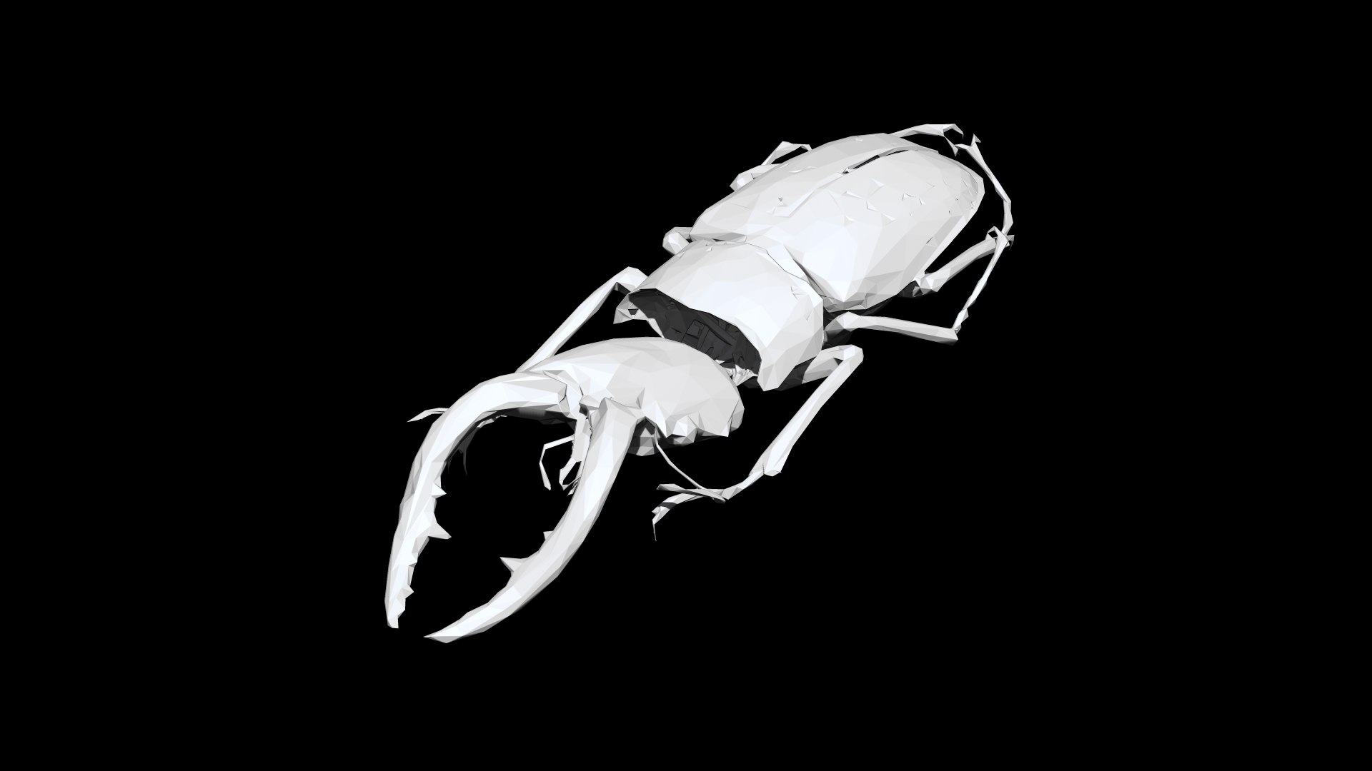 3D Stag Beetle 02 CT Scan Data Low Poly - TurboSquid 1785174