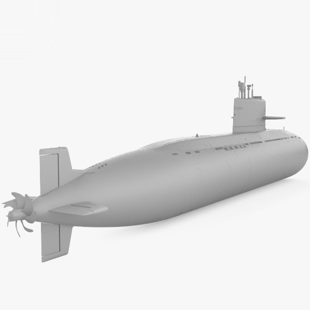 Type 039a submarine 3D model TurboSquid 1432465