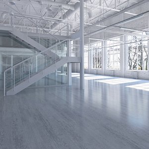 3D Loft Interior 112 model