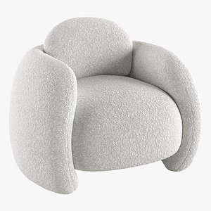 Armchair Dori by Acanva 3D model