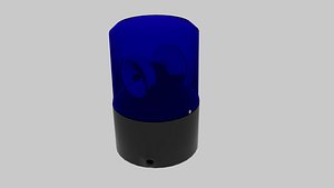 3d police siren model