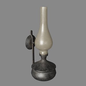 3D model Old Wall Lamp