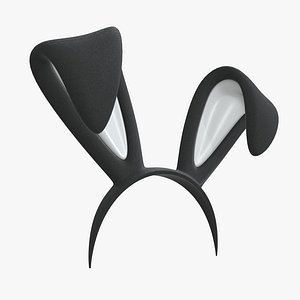 headband bunny ears 3D model