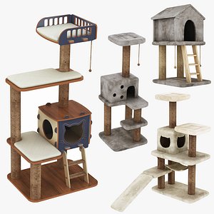 Pet Interior House 4 in 1 Collection model