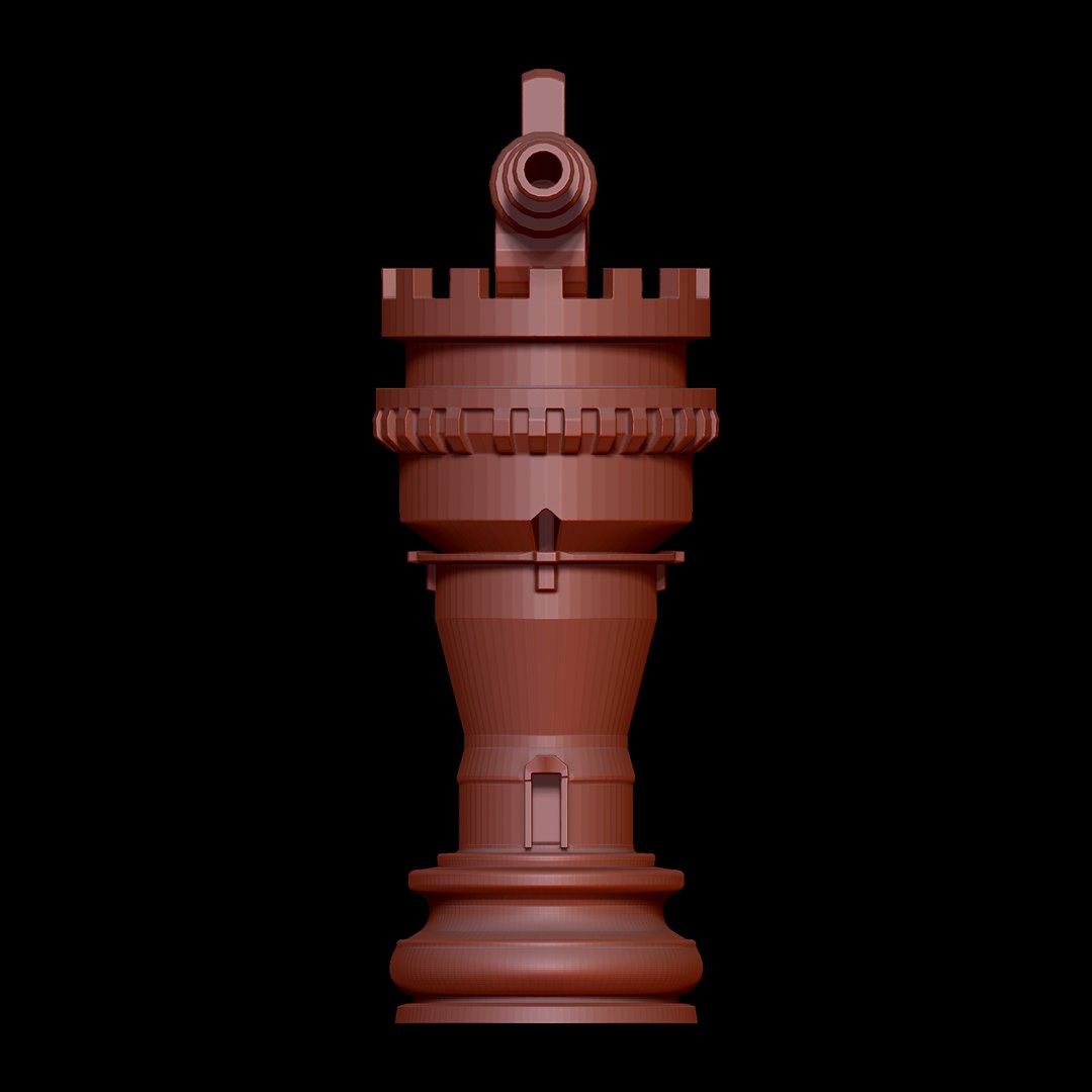 Rook  Chess Piece in Artillery Tower Style 3D https://p.turbosquid.com/ts-thumb/xt/pC6Bfw/et/3/jpg/1753615882/1920x1080/fit_q87/779a4d9fa53ea5f04edcc2ff7aa708be2a7fbe9a/3.jpg