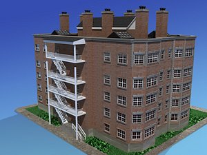 Urban Apartment Building 1501