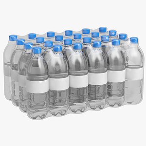 Water Bottle Pack V1 3D model