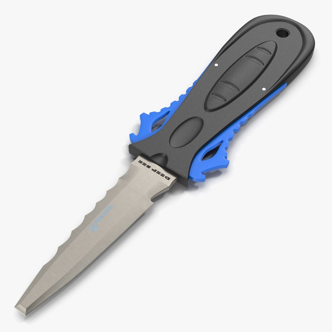 Dive Knife 3D Model 3D model preview